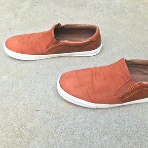 Old Navy Brown Leather and Suede Vans